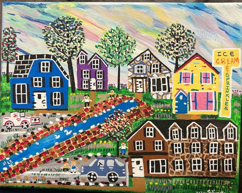 Ice Cream and Sprinkles at Brecken Pond Stream